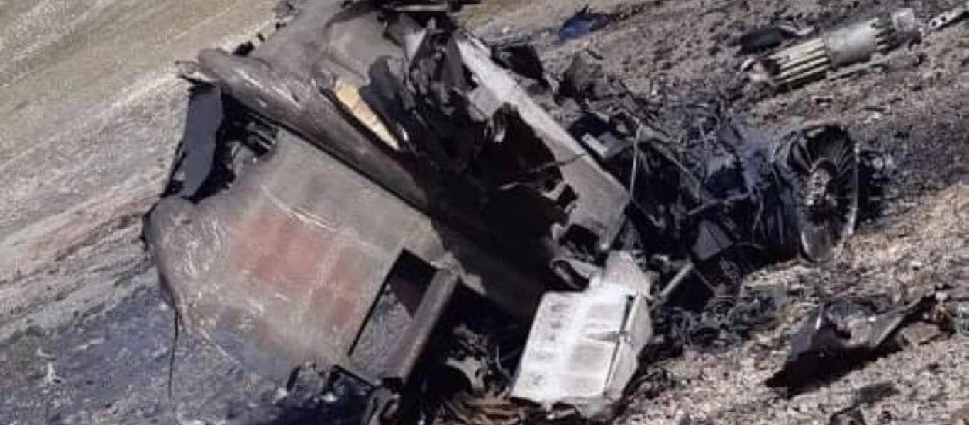 Αρμενία: Τα συντρίμμια του Su-25 που καταρρίφθηκε στο Βαρντενίς (φώτο)